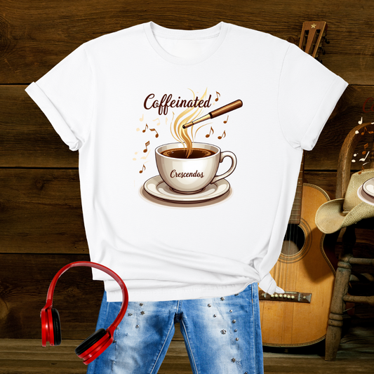 Caffeinated Crescendos T-Shirt