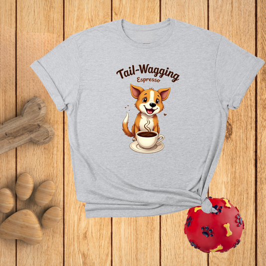Tail-Wagging Espresso T-Shirt