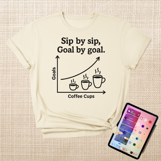 Sip by Sip, Goal by goal T-Shirt