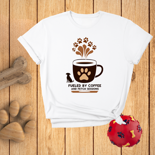 Fueled by Coffee and Fetch Sessions T-Shirt
