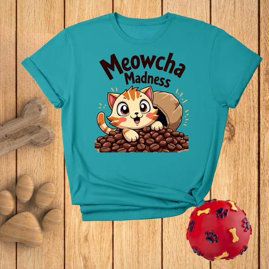 Cute Cat Coffee T-Shirt