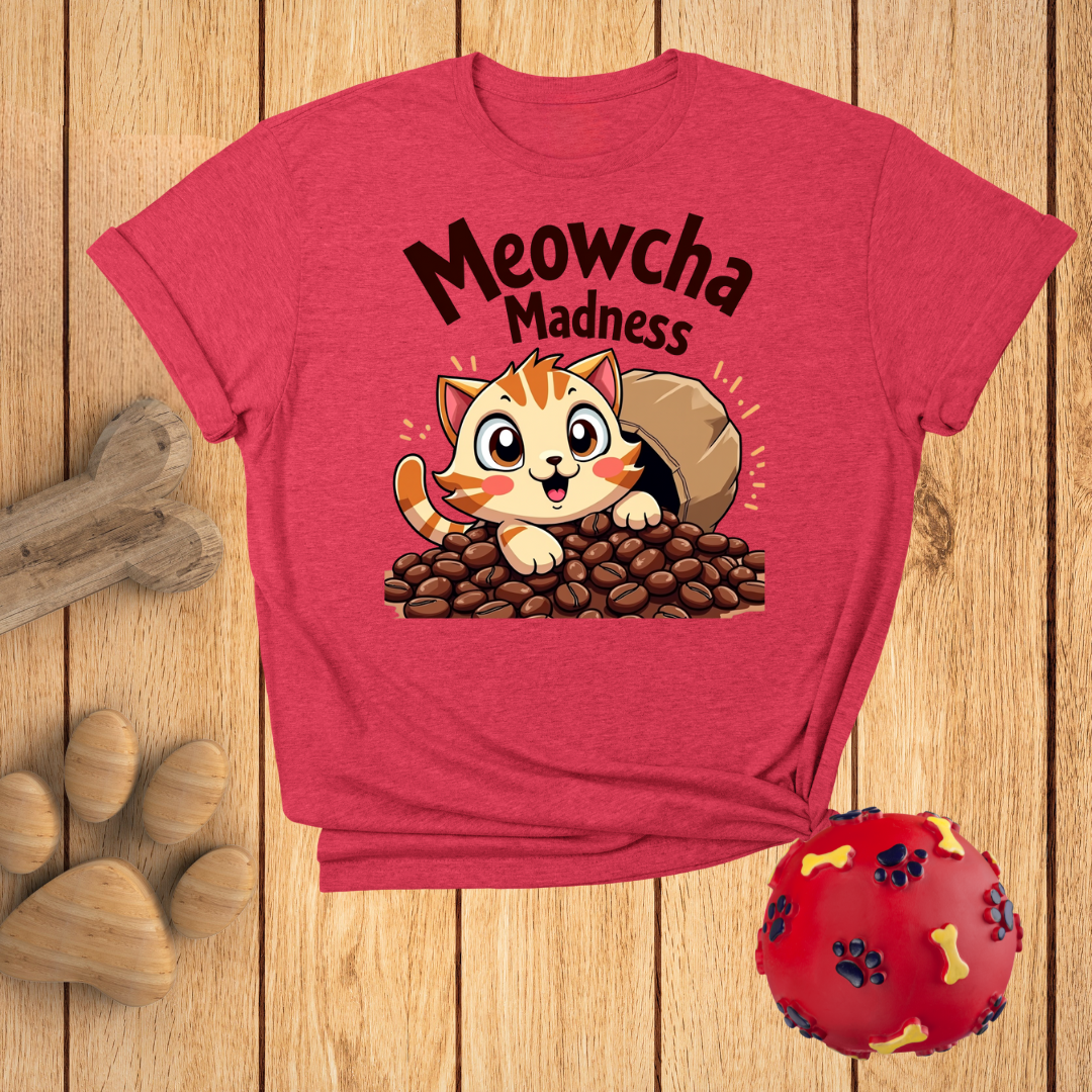 Cute Cat Coffee T-Shirt