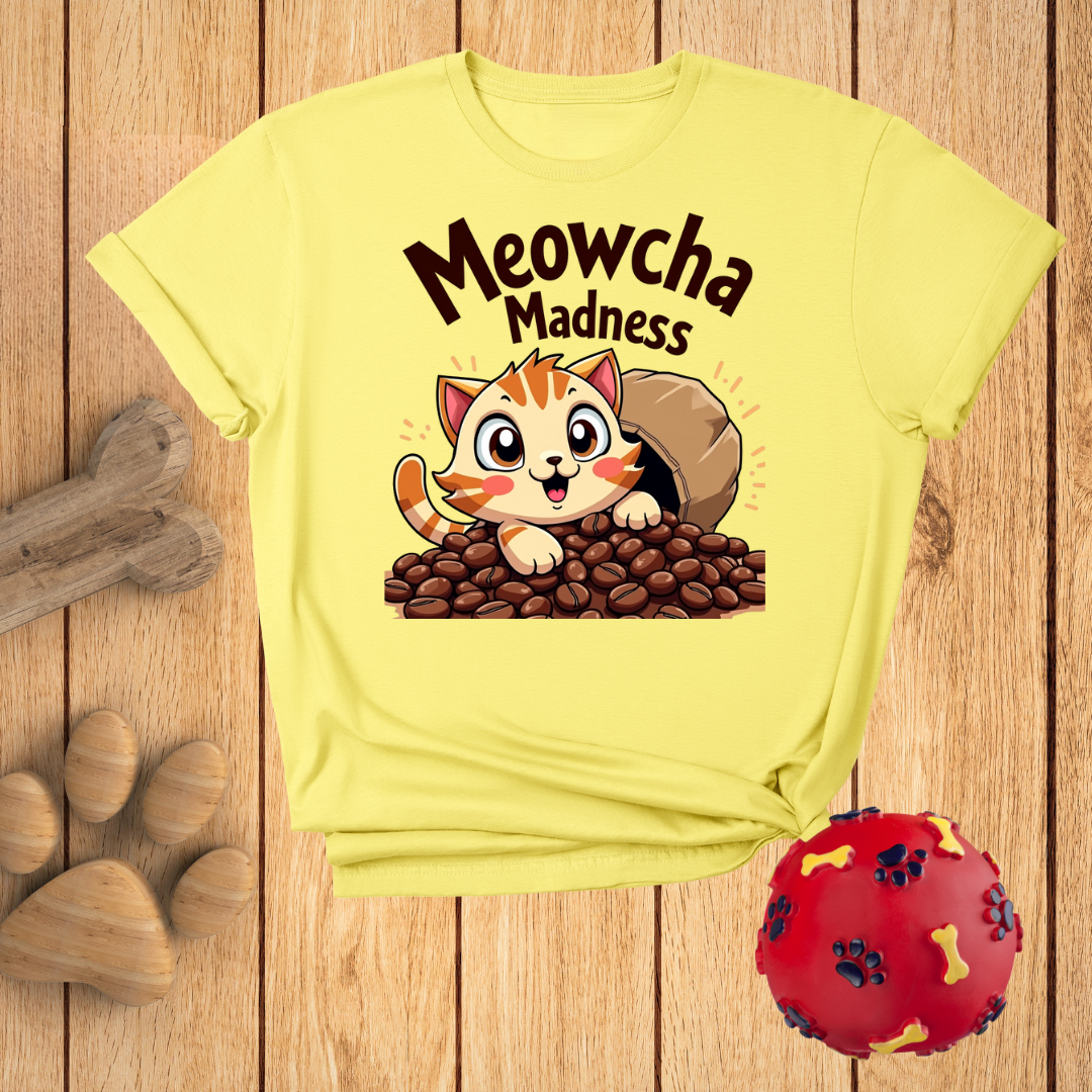 Cute Cat Coffee T-Shirt
