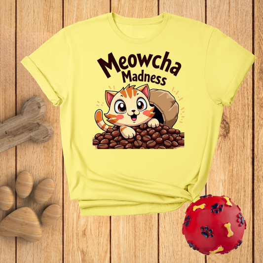 Cute Cat Coffee T-Shirt
