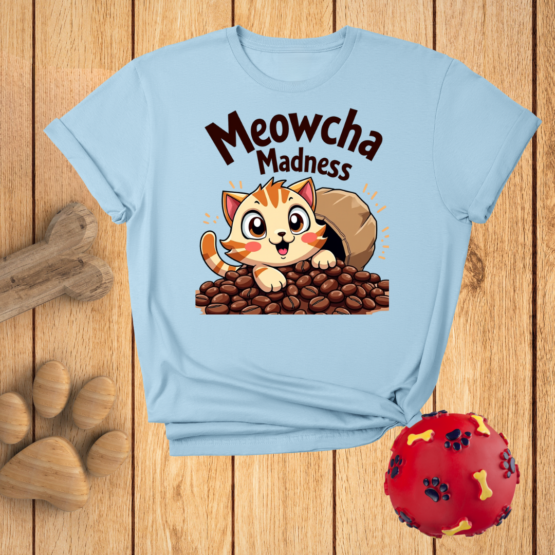 Cute Cat Coffee T-Shirt