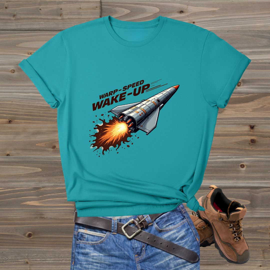 Rocket Launch Wake-Up Unisex T-Shirt