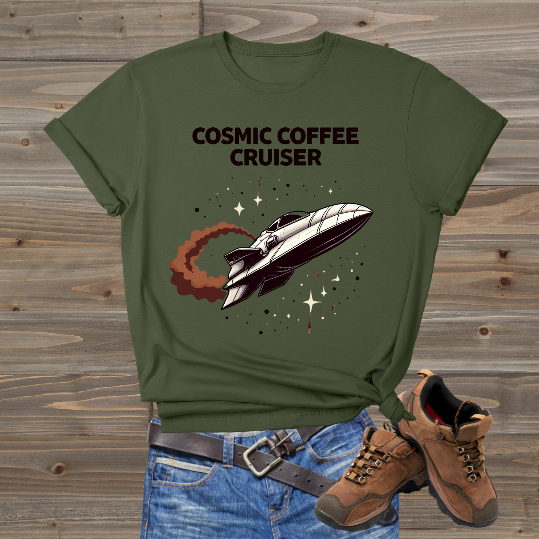 Cosmic Coffee Cruiser T-Shirt