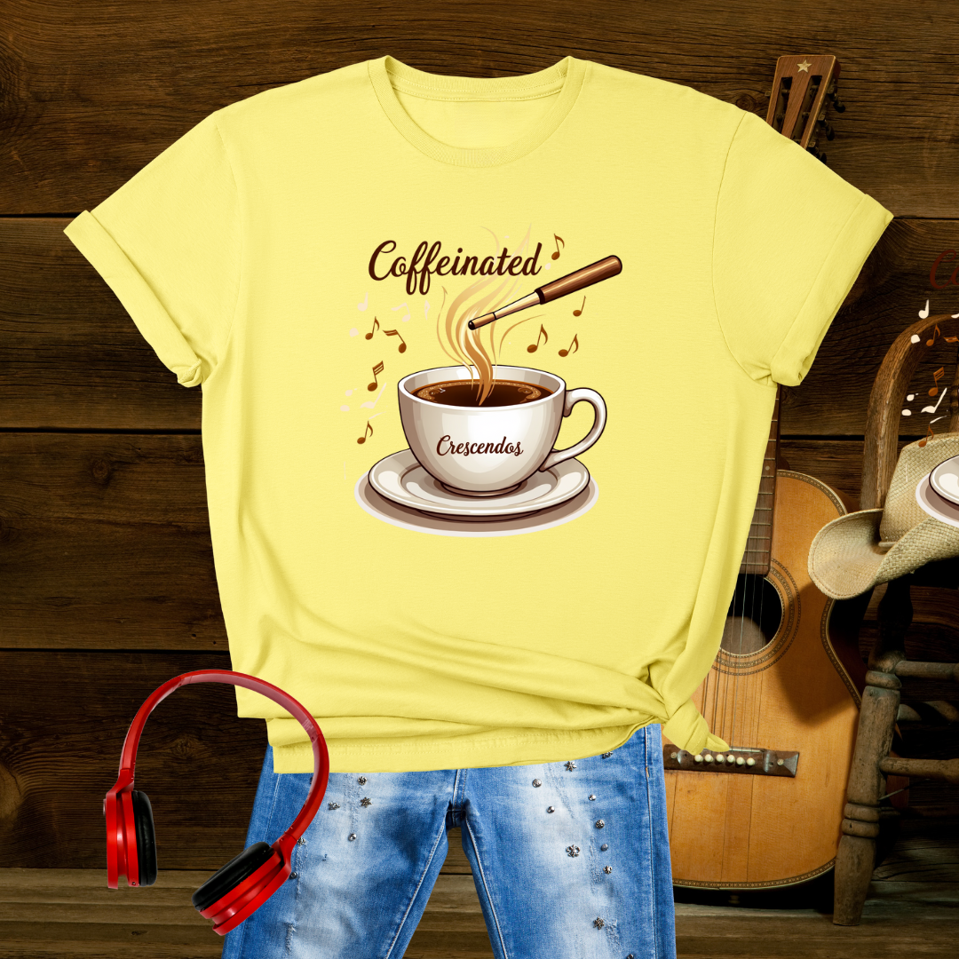 Caffeinated Crescendos T-Shirt