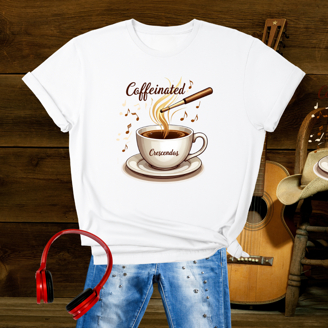 Caffeinated Crescendos T-Shirt